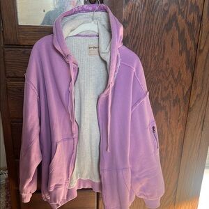 We The Free Lavender Hooded Jacket
